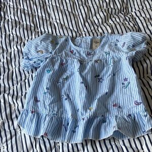 OshKosh B'gosh Girls Striped Print Shirt 2T